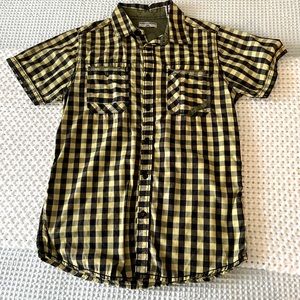 Beans and Bones Plaid Buttondown shirt